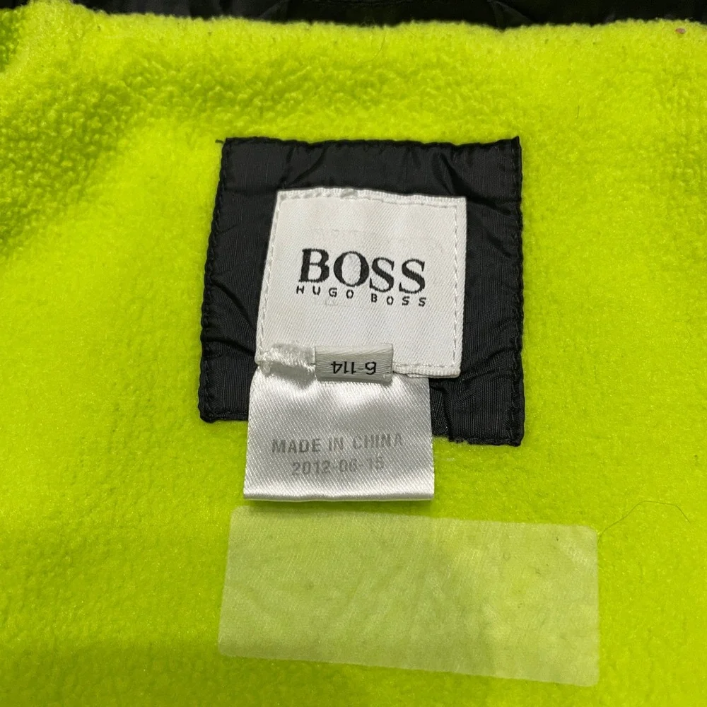 Hugo Boss Alex Thomson Boys Racing Extreme Sailing Jacket Windbreaker Hooded